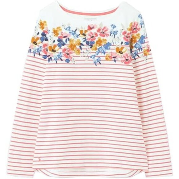 Joules Women's Harbour Print Long Sleeve Jersey Top Size US 22 Plus NWT - Picture 3 of 9